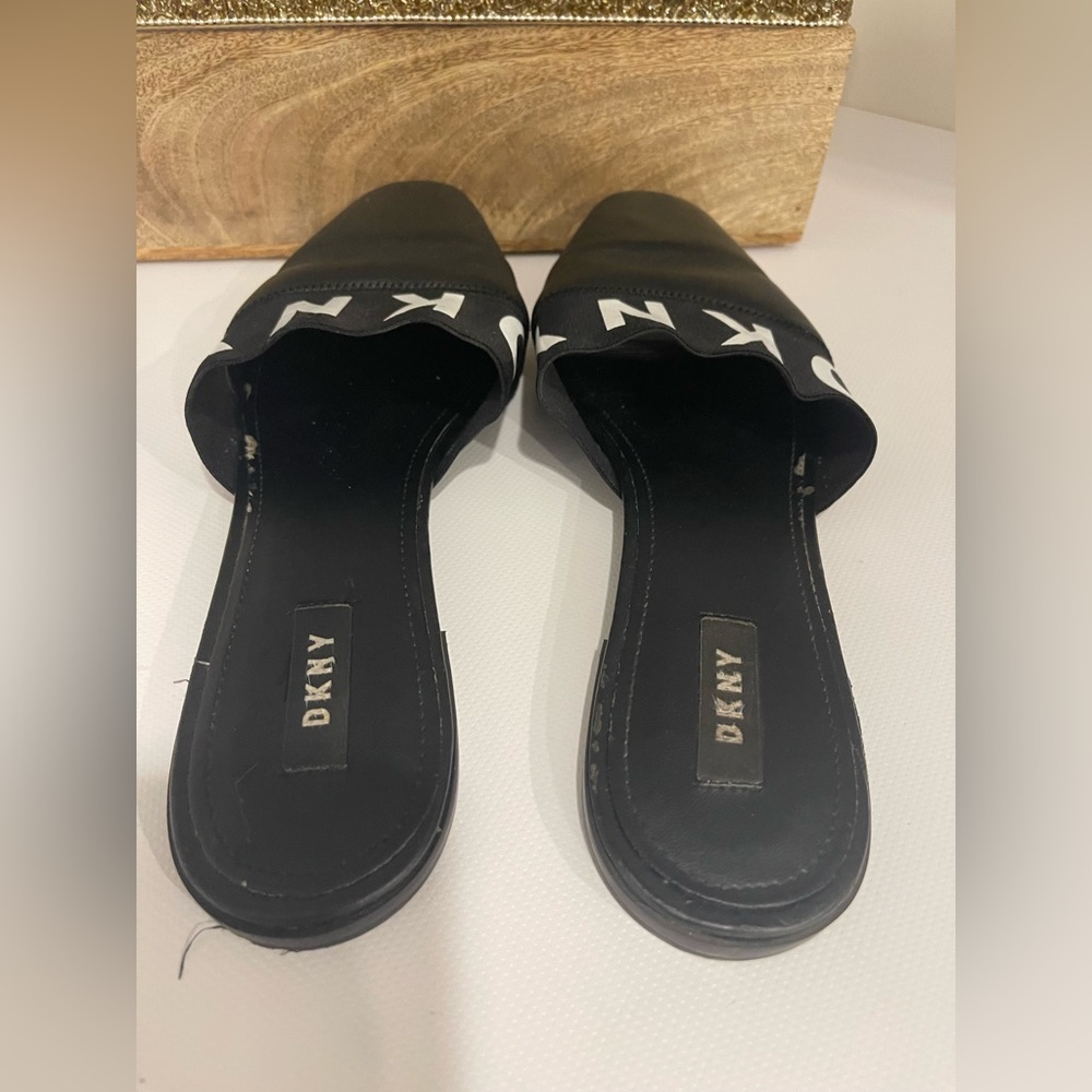 DKNY Black Women's Slip-On Mules - Picture 3 of 5